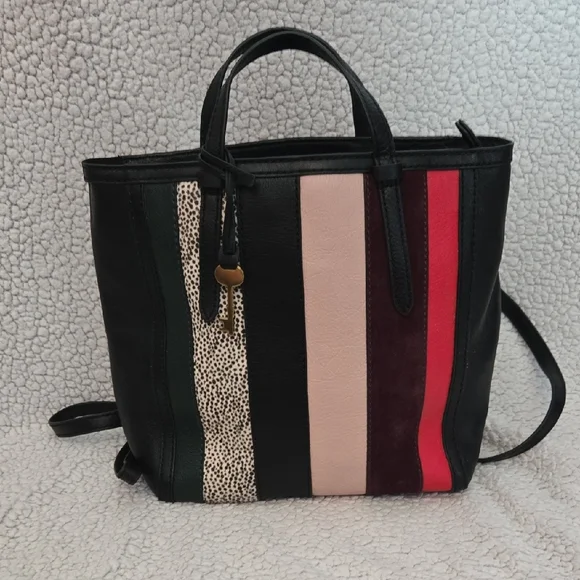 Fossil | Bags | Fossil Multicolor Striped Bagbackpack | Poshmark display picture 1